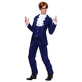thumbnail image 2 of Men's Deluxe Blue 60's Swinger Costume, 2 of 6