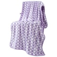 thumbnail image 2 of Cloth Towel Purple Corals Fleece Small Round Grids Quick Drying Towel Strong Water Absorption Soft Warm Comfortable No Lint(1-Piece) Rkxzt, 2 of 9