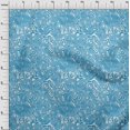 thumbnail image 4 of oneOone Tissu en Viscose Chiffon Bleu Clair Tissu de Robe en Moire Tissu Imprimé au Mètre 42 Pouces de Large, 4 of 4