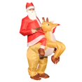 thumbnail image 1 of Accessoire Photo de Costume Gonflable Réutilisable Dessin Animé Léger Unisexe Tenue Durable Père Noël, 1 of 9
