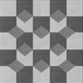 thumbnail image 1 of Ahgly Company Machine Washable Indoor Square Transitional Silver Gray Area Rugs, 7' Square, 1 of 7