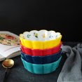 thumbnail image 3 of 1Pc Fruit Bowl Salad Bowl for Kids Ceramic Bowl for Home Tableware (Green), 3 of 9