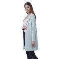 thumbnail image 3 of Moomaya Gilet Boléro pour Femmes à Manches Longues, Ouvert à l'Avant, Long, Léger, Décontracté, 3 of 7