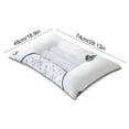 thumbnail image 2 of Eoozwa Hotel Quality Sleep Pillow, Soft Fluffy and Comfortable Bed Pillow for Back, Stomach or Side Sleeping, Breathable Polyester Pillow with Balanced Support, 2 of 6