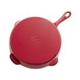 thumbnail image 4 of STAUB Pans 28 cm / 11 inch Cast Iron Traditional Deep Frypan, Cherry, 4 of 7