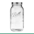 thumbnail image 1 of Bocaux Mason Ball et couvercles, large ouverture, 1,8 l, ensemble de 6, 1 of 5