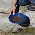 thumbnail image 2 of ASR Outdoor 8 inch Gold Pan with Dual Riffles for Gold Prospecting, Blue, 2 of 8