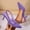 Purple, variant on Drppepioner Women's Sandals Clearance! Women's Summer New Large Size Good with Satin High Heel Sandals Shallow Mouth Back Trip High Heel Shoes Khaki