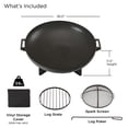 thumbnail image 3 of Anson wood-burning Fire Bowl in Gray, 3 of 6