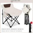 thumbnail image 4 of Outdoor Folding Chair Portable Outdoor Stool Weight-Resistant Beach Chair Camping, 4 of 8