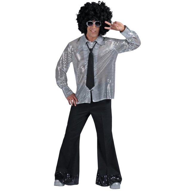 Funny Fashion DISCO PANTS MAN LARGE-FF608214LG costume