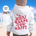 thumbnail image 2 of Chandail à Capuchon à Manches Longues pour Fille, Sweat Graphique, Mignon Pull-Over pour Enfants, Vêtements pour Filles, 2 of 5