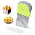thumbnail image 4 of Oleegame 2PC Potato Fry Cutter Cutter With Protective Case Multifunctional Ripple Cutter For Cutting Cutter For Children For Chips Fruit Vegetables And Butter Green, 4 of 9