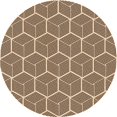 thumbnail image 1 of Ahgly Company Tapis d'Intérieur Lavables en Machine, Carrés Transitionnels Kaki Or, Carrés de 3', 1 of 7