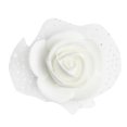 thumbnail image 1 of GUOOL Pack of 100 Artificial Roses DIY Wedding Valentine's Day Bouquets Hairband White, 1 of 9