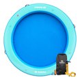 thumbnail image 1 of SOLSTICE Circular Inflatable Mesh Dock Platform for Lake Boat Pool Ocean, 8', 1 of 6