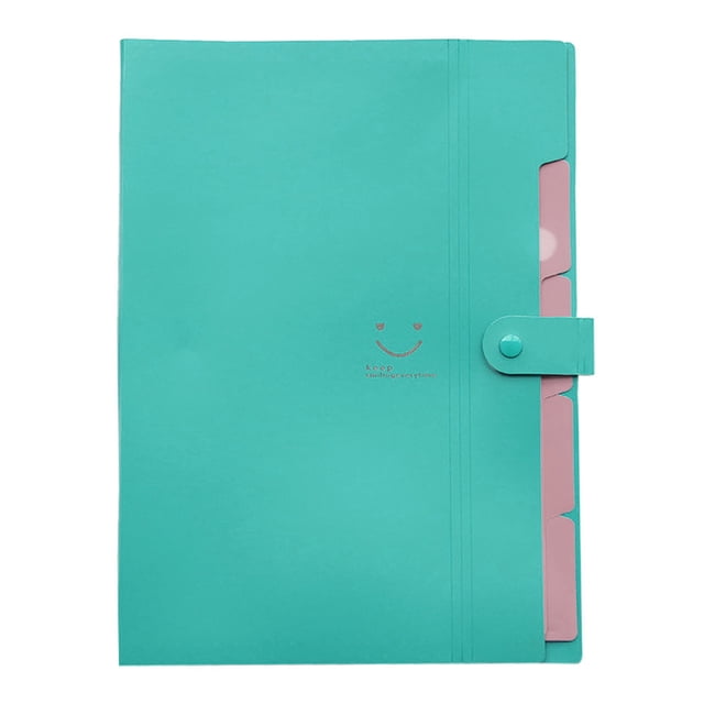 LSLJS A4 File Document Bag Pouch Bill Folder Holder Organizer Fastener Office Supplies, Home Accessories