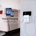 thumbnail image 4 of GE 11157 Surge Tap, 3 Outlets, 540J, USB 2.1A, White, 4 of 6