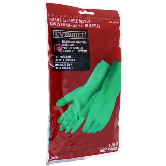 Everbilt Gant Réutilisable en Nitrile - Grand