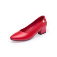 thumbnail image 1 of UKAP Escarpins Antidérapants à Enfiler pour Femmes Mariage Légers Rouge 5, 1 of 9