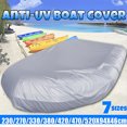 thumbnail image 4 of relayinert Dustproof Cover Premium Waterproof Protection For Boat Polyester Waterproof Cover Boat Cover Waterproof And Dustproof silver 380*94*46cm 1Set, 4 of 6