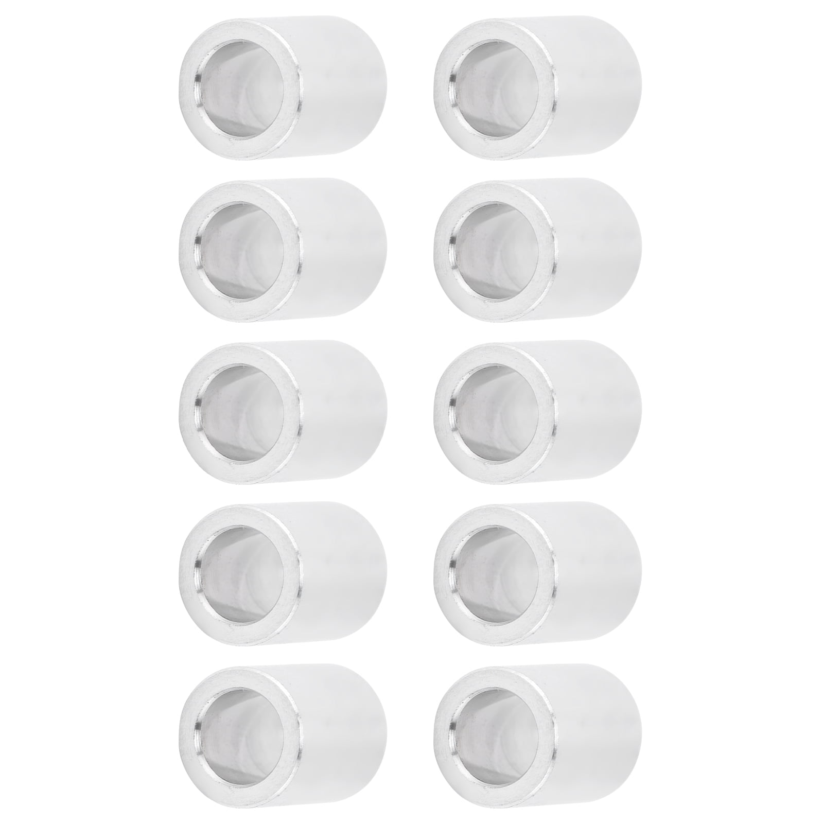 10 Pcs Entretoise en Alliage d'Aluminium, Diamètre Extérieur 6mm, Diamètre Intérieur 4mm, Anodisé, Support d'Intervalle de Distance, Création d'Arbre Léger