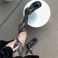 thumbnail image 4 of Collants Résille en Soie Noire Aguichant pour Femmes d'Halloween, 4 of 4