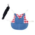 thumbnail image 1 of MesaSe Small Pet Clothes Leash Set Hoodie Strap Jeans Guinea Pig Lop-eared Rabbit Hamster, 1 of 6