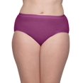 thumbnail image 3 of Fit for Me Womens Plus Comfort Covered Cotton Assorted Brief Underwear, 6 Pack,, 3 of 6