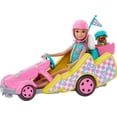 thumbnail image 4 of Barbie Stacie Racer Doll with Go-Kart Toy Car, Dog, Accessories, & Sticker Sheet, 4 of 6