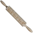 thumbnail image 1 of RKSTN Kitchen Utensils Wooden Easter Bunny Carrot Rolling Pin Printed Dough Stick Kitchen Utensils, 1 of 2