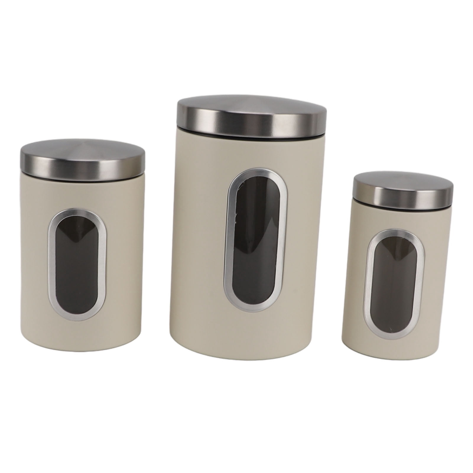 3Pcs Kitchen Canisters Set for Organizer Visible Food Tea Jar Jar Food Jars Canisters