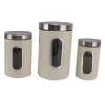 thumbnail image 1 of 3Pcs Kitchen Canisters Set for Organizer Visible Food Tea Jar Jar Food Jars Canisters, 1 of 7