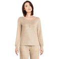 thumbnail image 1 of George Women's Long Sleeve Henley Top, 1 of 6