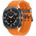 thumbnail image 2 of Restored Samsung Galaxy Watch Ultra Smartwatch – 47mm GPS + LTE, Titanium Grey/Orange – Open Box, 2 of 5