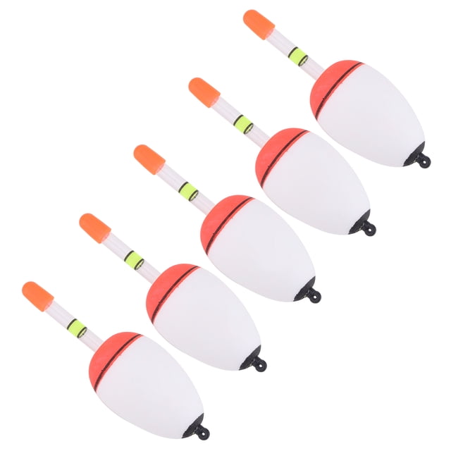 Haofy 5 Pcs Flotteur à Bulles Tube de Bouée en EVA de Haute Qualité Appât pour Poisson Flotteurs Bobber Pêche en Mer Accessoires d'Attirail de Pêche à la Carpe Plastique