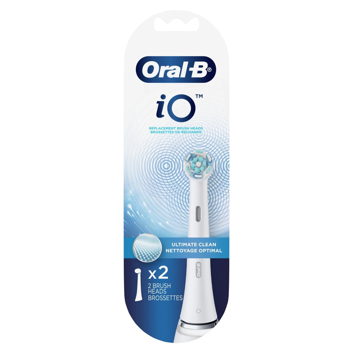 Oral-B iO Nettoyage Ultime Têtes de Brosse de Rechange, Blanches