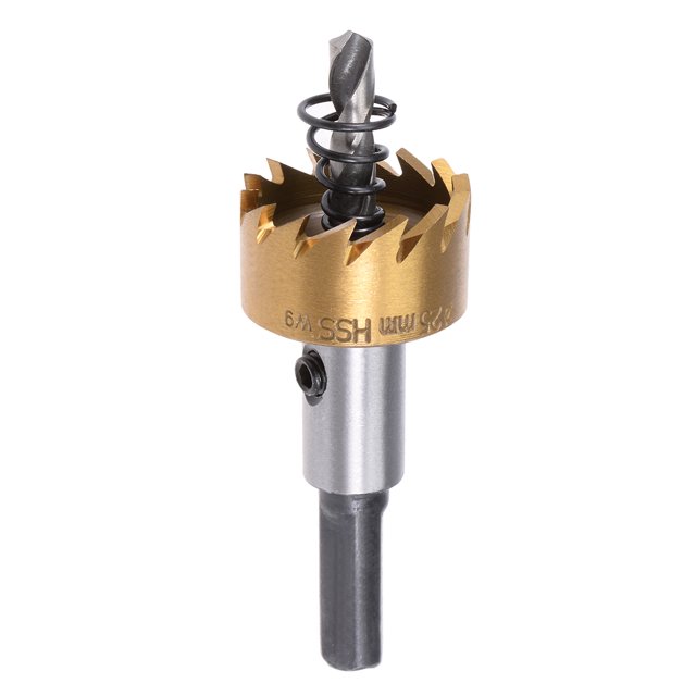 Unique Bargains 25mm HSS Foret Trou Scie Acier Inoxydable à Grande Vitesse Alliage Métallique
