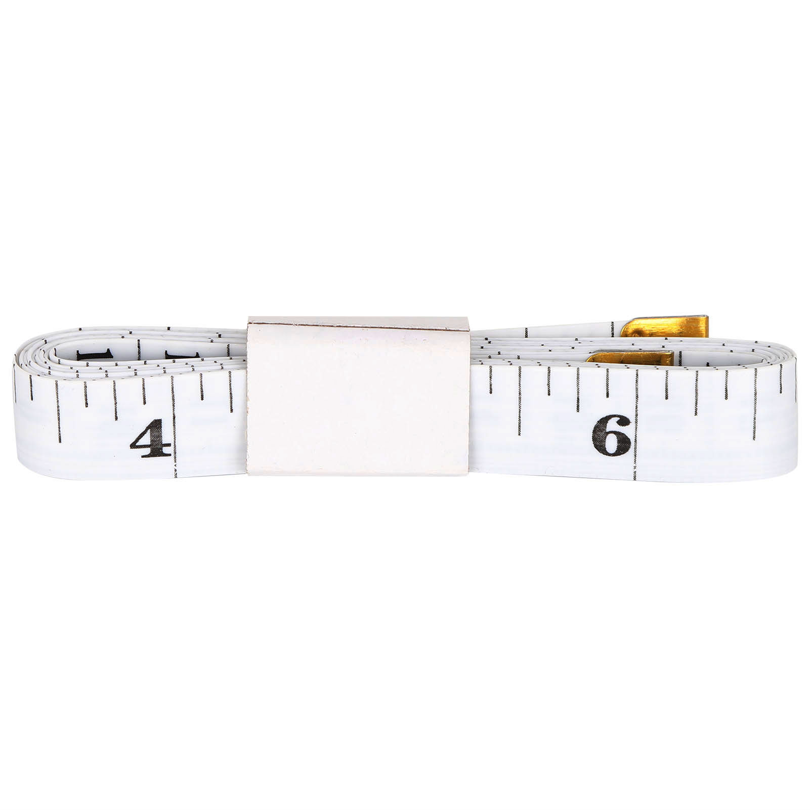 Flexible Rule, White Tape Tape Measure Double Scales 60in Range  For Tailor Cloth Knitting