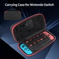 thumbnail image 2 of Unique Bargains  Case for Switch 2 Versatile Case with 20 Game Card Slots for Nintendo for Switch 2 Carrying Case Travel Case for Switch 2 Console Black Red, 2 of 6