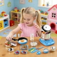 thumbnail image 4 of BotaniNest 22Pcs Kids Kitchen Food Grade Stainless Steel Kids Cooking Real Food Making For Children 7 14 Beginner Cooking Educational, 4 of 5