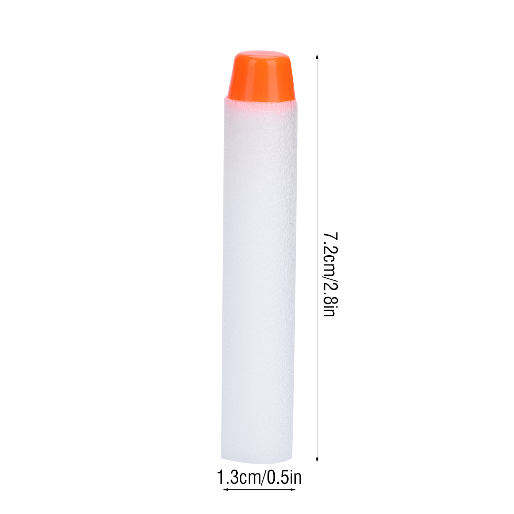 Refill Foam Darts, 100PCS EVA Foam Darts Foam Arrows Darts Ball For Elite Series Blaster Toy Arrows With Round Hollow Head For Target Practice