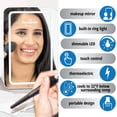 thumbnail image 3 of Koolatron Cosmetics Fridge w/ LED Lighted Makeup Mirror 12V 110V, 6L, 3 of 9