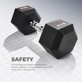 thumbnail image 2 of Sunny Health & Fitness Core Fit Hex Style Dumbbell 35 LBS, Single- SF-DB03, 2 of 6