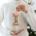 thumbnail image 3 of 26 Alphabet Ornaments For Christmas Tree Candy Cane Initial Letter M Pendant With Berries Pattern Mini Hanging Decorations For Party DIY Holiday Kitchen Towels Acrylic Snowflake Beads Easter, 3 of 3