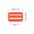 thumbnail image 2 of Unique Bargains Orange Tri-Glide Slide Buckles sangle de sangle de fixation (100 Pack), 2 of 5