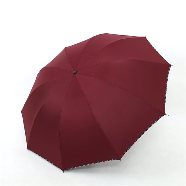 LSLJS Extra Large Umbrella Double Purpose Thickened Sunshade Umbrella Folding Umbrella