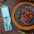 thumbnail image 5 of Portable Cutlery Set With Detachable Knives Spoons Forks Chopsticks And Student Gifts, 5 of 5