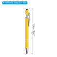 thumbnail image 2 of Unique Bargains Ballpoint Pen with Stylus Tip, Medium Point, 1.0mm, Black Ink, Yellow, 6 Pack, 2 of 5