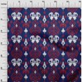 thumbnail image 2 of oneOone Polyester Lycra Fabric Paisley Ikat Printed Craft Fabric BTY 56 Inch Wide, 2 of 4